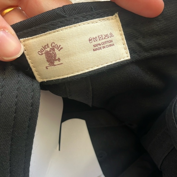 New MRPs $50 QUIET GOLF black MONOGRAM DAD HAT - Picture 7 of 11